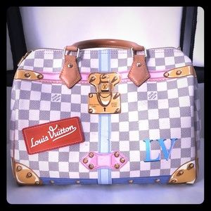 Summer ‘18 Trunk Collection Speedy 30 Damier Azure